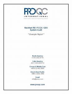 ProQC exemple rapport