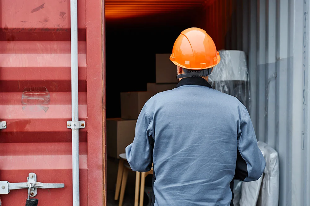 Überwachung der Containerverladung